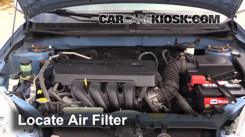 2008 Toyota Matrix XR 1.8L 4 Cyl. Air Filter (Engine) Replace